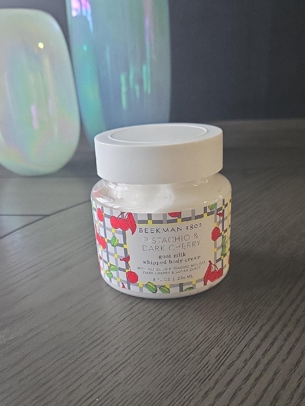 Beekman 1802  Pistachio & Dark Cherry Whipped Body Cream